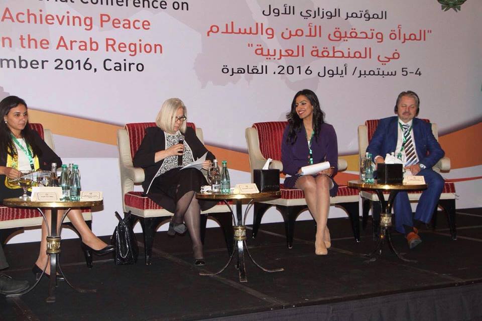”منظمة المرأة العربية” تناقش موضوع المرأة والأمن والسلام بالمؤتمر الوزاري الأول
