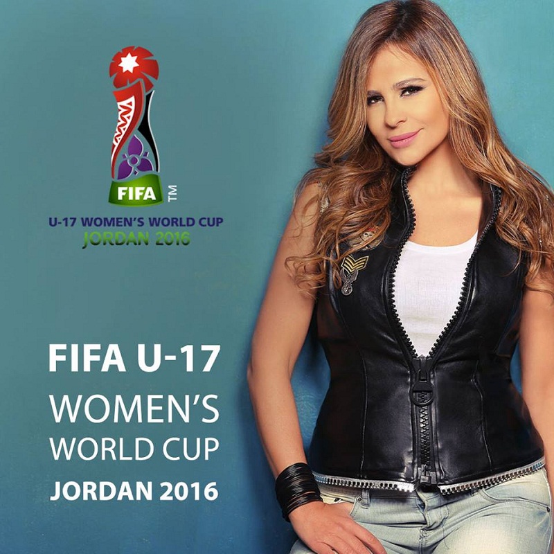 كارول سماحة تفتتح كأس العالم للسيدات بـ ”الأردن ملعبنا”