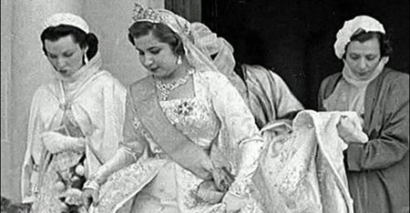 زفاف الملكة ناريمان على ملك مصر والسودان
