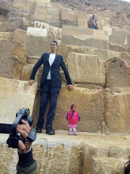 أقصر امرأة في العالم تزور مصر للسياحة