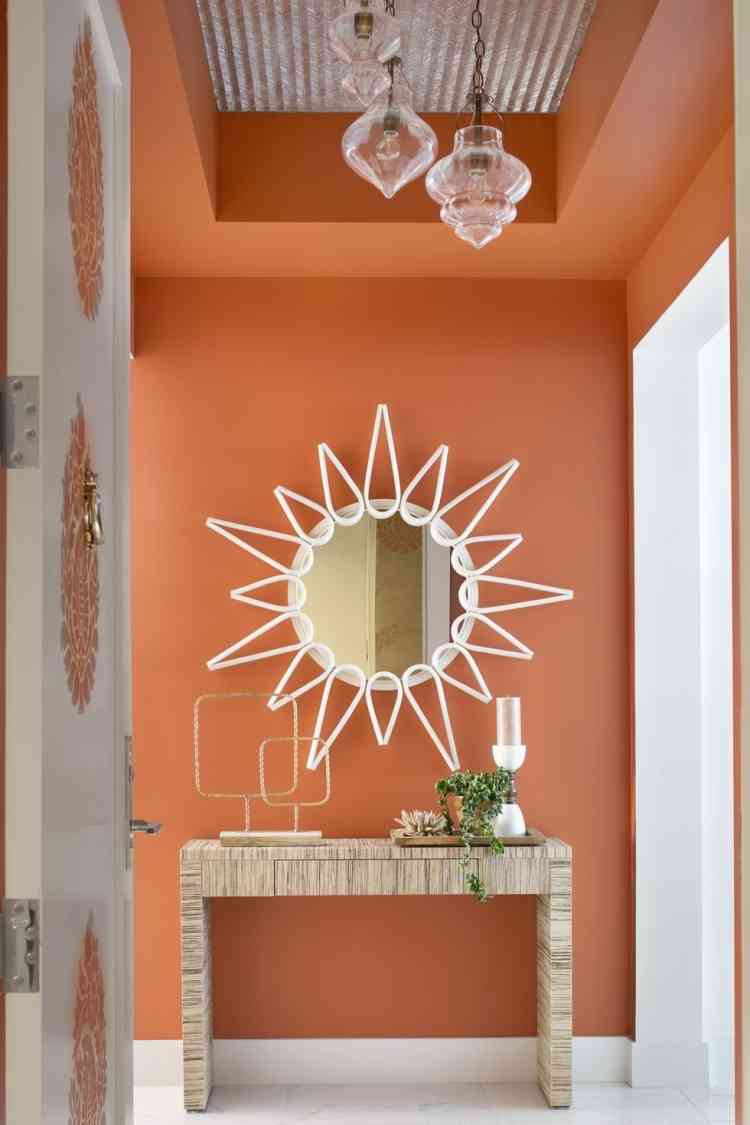 أفكار لتنسيق اللون البرتقالي في الديكور بالمنزل